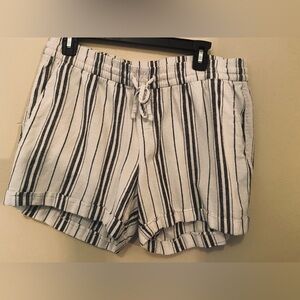 Old Navy Striped Shorts - Black and White